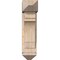 Ekena Millwork Merced Arts and Crafts Smooth Bracket w/ Offset Brace, Douglas Fir, 7 1/2"W x 18"D x 30"H BKT0806X18X30MRC03SDF - alternate 3